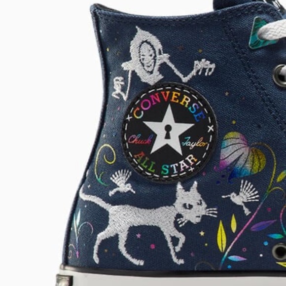 Coraline x Converse Womans Sz 8 ( Completely SOLD OUT ) - Picture 4 of 8